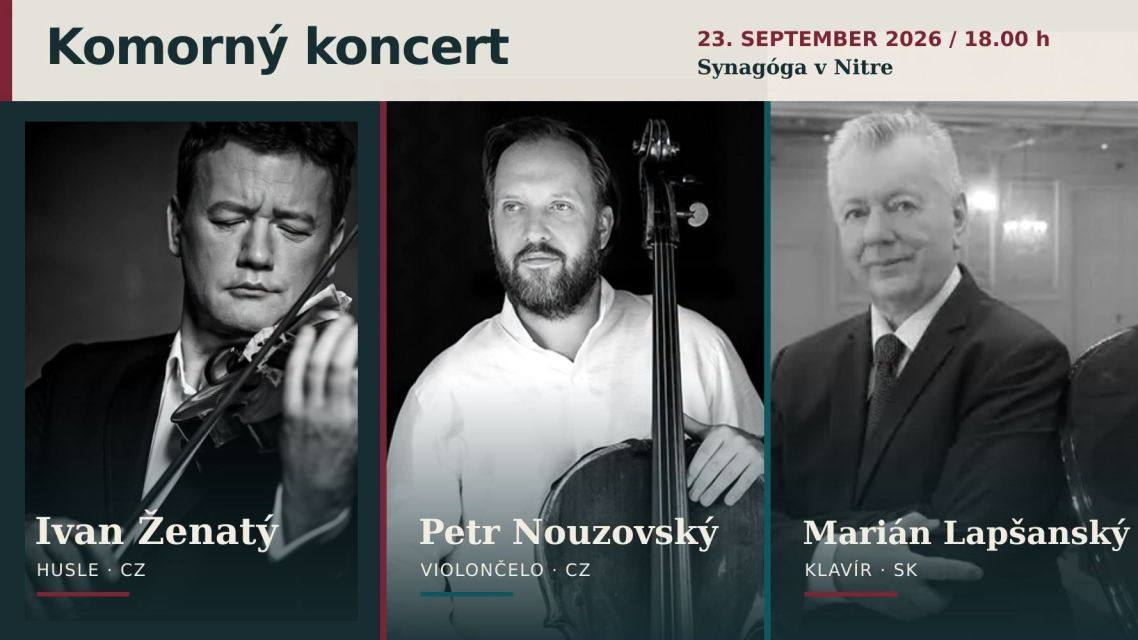 Plagát: Komorný koncert