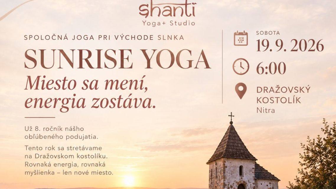 Plagát: SUNRISE YOGA 2026